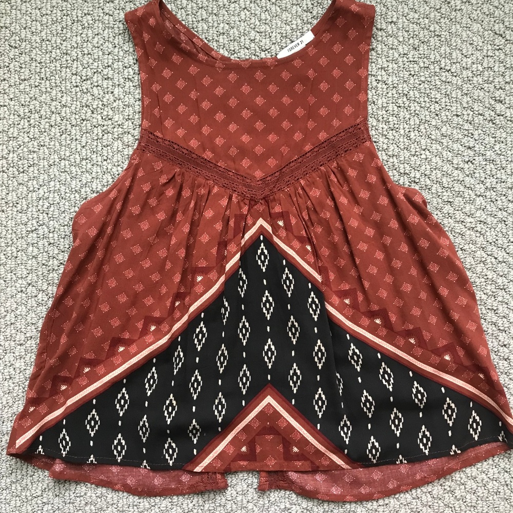 Forever 21 Open Back Tank